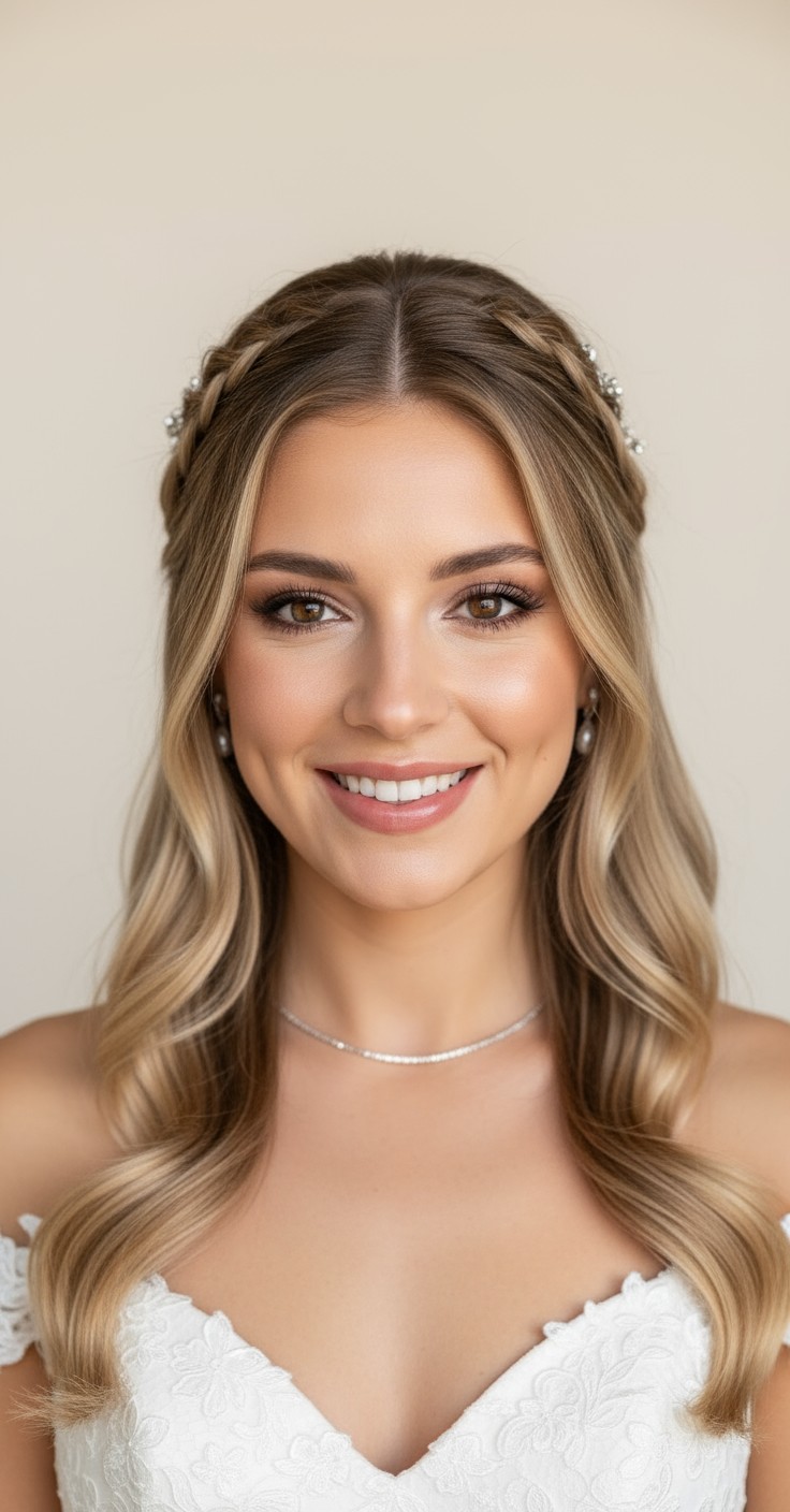 After Princess Wedding Hair